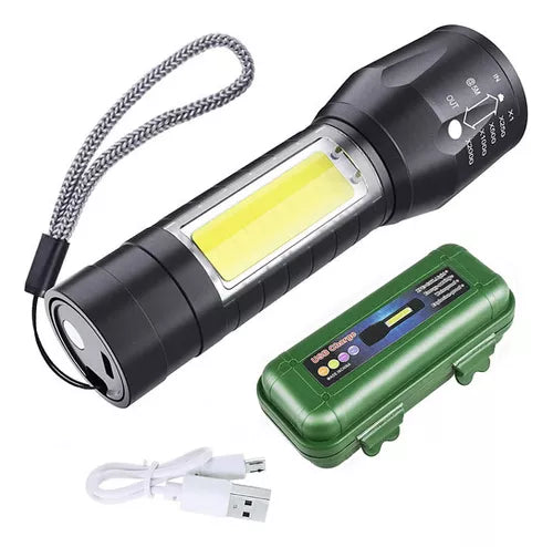 ⭐ Linterna Led Recargable Usb, Zoom