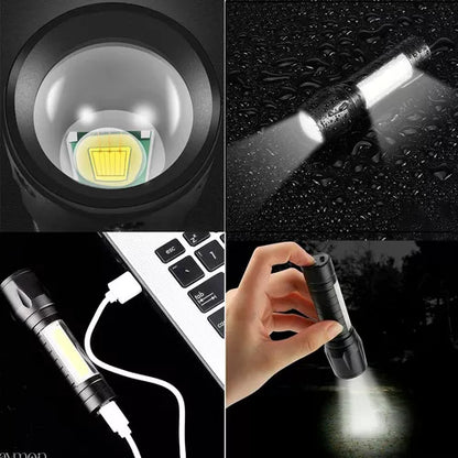 ⭐ Linterna Led Recargable Usb, Zoom