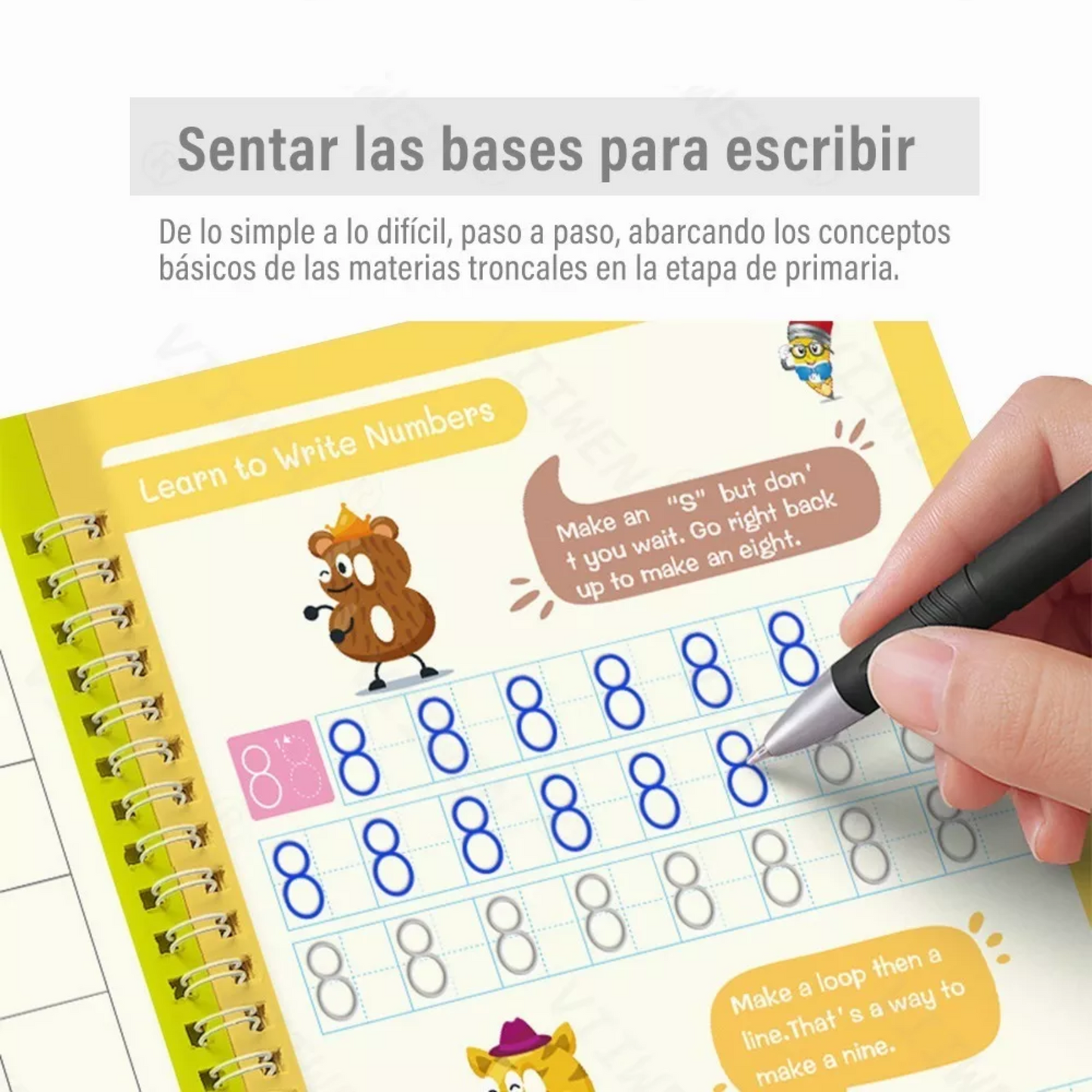 Set Cuaderno Magic Caligrafía Montessori